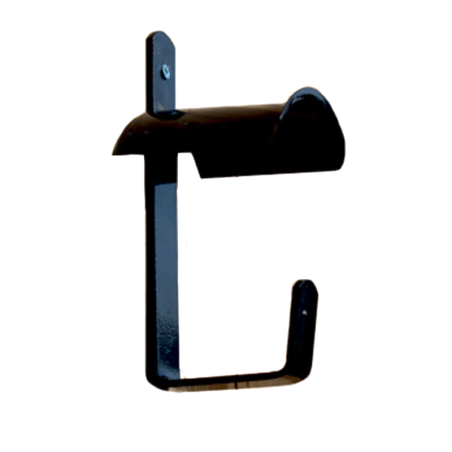 Porte bride simple, metal peint Couleur Noir