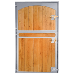 Porte fermière modèle Haras type 40 avec gonds à gauche et huisserie Z