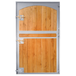 Porte fermière modèle Haras type 40 avec gonds à droite et huisserie Z