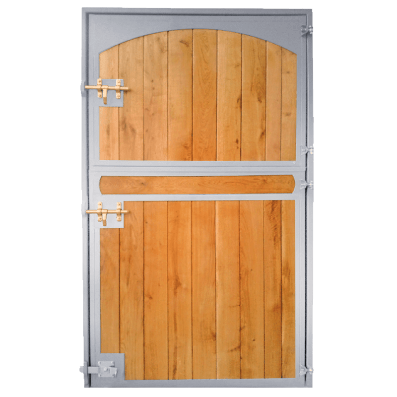 Porte fermière modèle Haras type 40 avec gonds à droite et huisserie Z