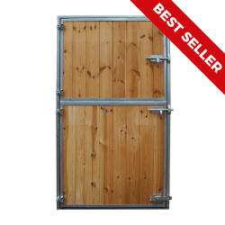 Porte fermière Pro type 50 avec gonds à gauche - pin autoclave