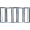 Grille galvanisée avec barreaux sertis de 3m