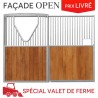 3 façades Open, livraison comprise - pin - 3 m - portes pleines