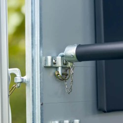 Embout de barre en L recul/poitrail avec goupille