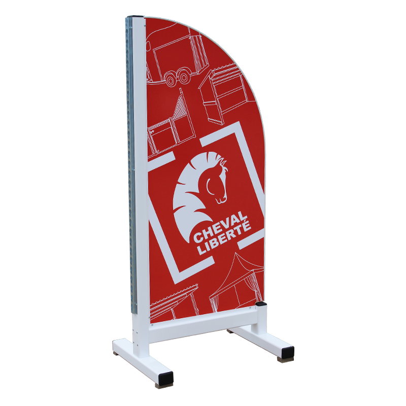 Chandelier publicitaire en aluminium