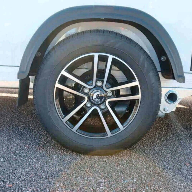 Roue seule 195/50 R13C jantes aluminium pour C1000 composite