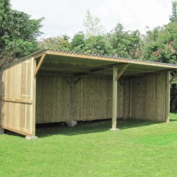 Abri Classic Max 50m2 : 10x4m + Auvent 1m