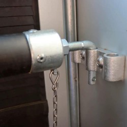 Embout L de barre de poitrail/recul