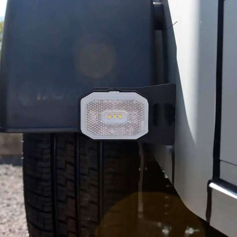 Feu de gabarit avant blanc led/réflecteur