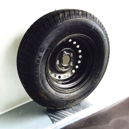 Kit roue de secours 185/65R14 avec support pour fourgon