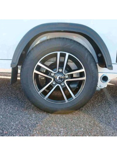 Roue seule 195/50 R13C jantes aluminium pour C1000 composite