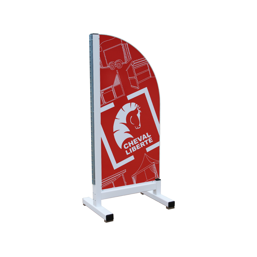 Chandelier publicitaire en aluminium