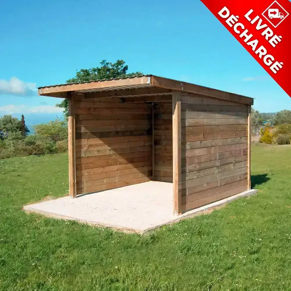 Abri tout bois Confort Cheval Liberté