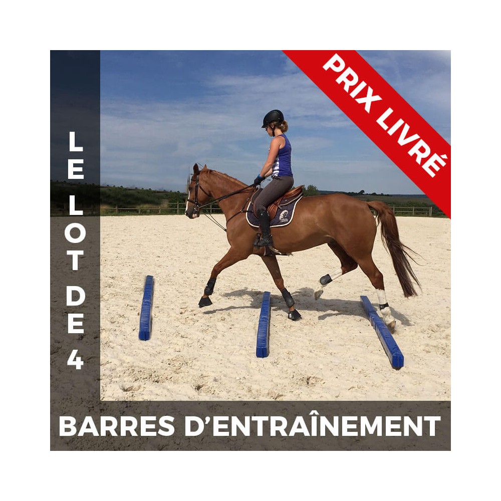 Lot de 4 barres d'entraînement en mousse