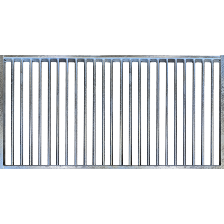 Grille 2m sur maçonnerie