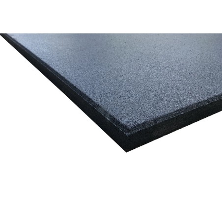 Tapis caoutchouc chevaux Equigomma couleur noire 1 x 2 m