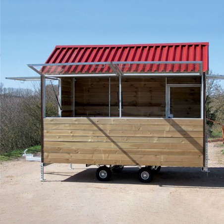 Cabane de jury mobile 2,30 m x 3,50 m