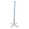 Chandelle Aluminium simple blanche