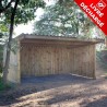 Abri Classic 20 Dimensions : 5 000 x 3 000mm - Auvent  1000mm