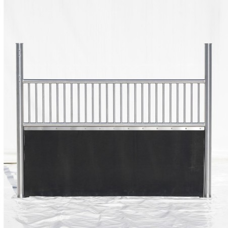 SEPARATION DE PANSAGE AVEC GRILLE INOX 2250 + COLONNE