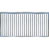 Grille galvanisée avec barreaux sertis de 3m