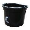 Seau dos plat avec anse 20L, coloris noir
