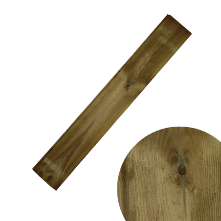 Planche haute type 40 rainurée et rabotée autoclave