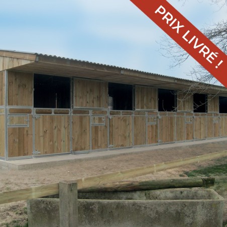 Lot de 4 boxes Liberté Haras, livraison comprise