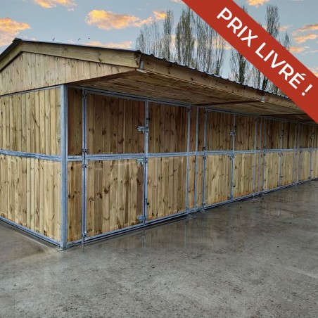 Lot de 8 boxes Liberté Pro, livraison comprise