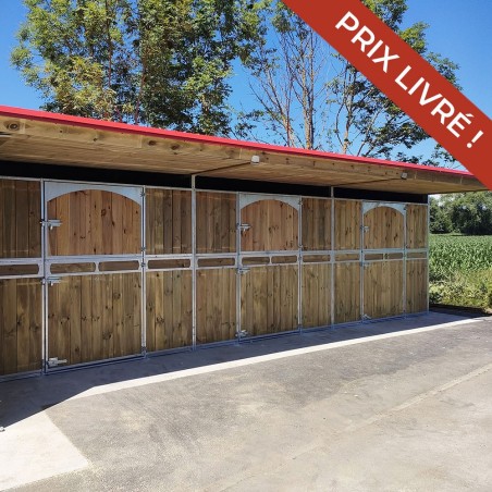 Lot de 9 boxes Liberté Haras, livraison comprise