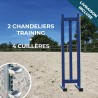 Lot de 2 chandeliers Training + 4 cuillères