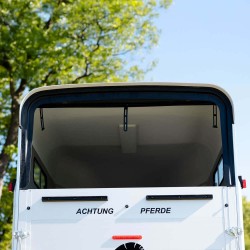 Cache noir arrière finition capot pour Touring