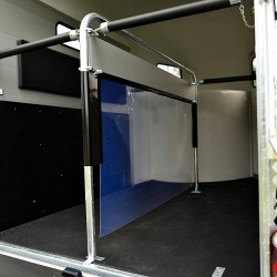 Bâche transparente pour séparation de van