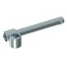 Axe gauche de pont porte en aluminium