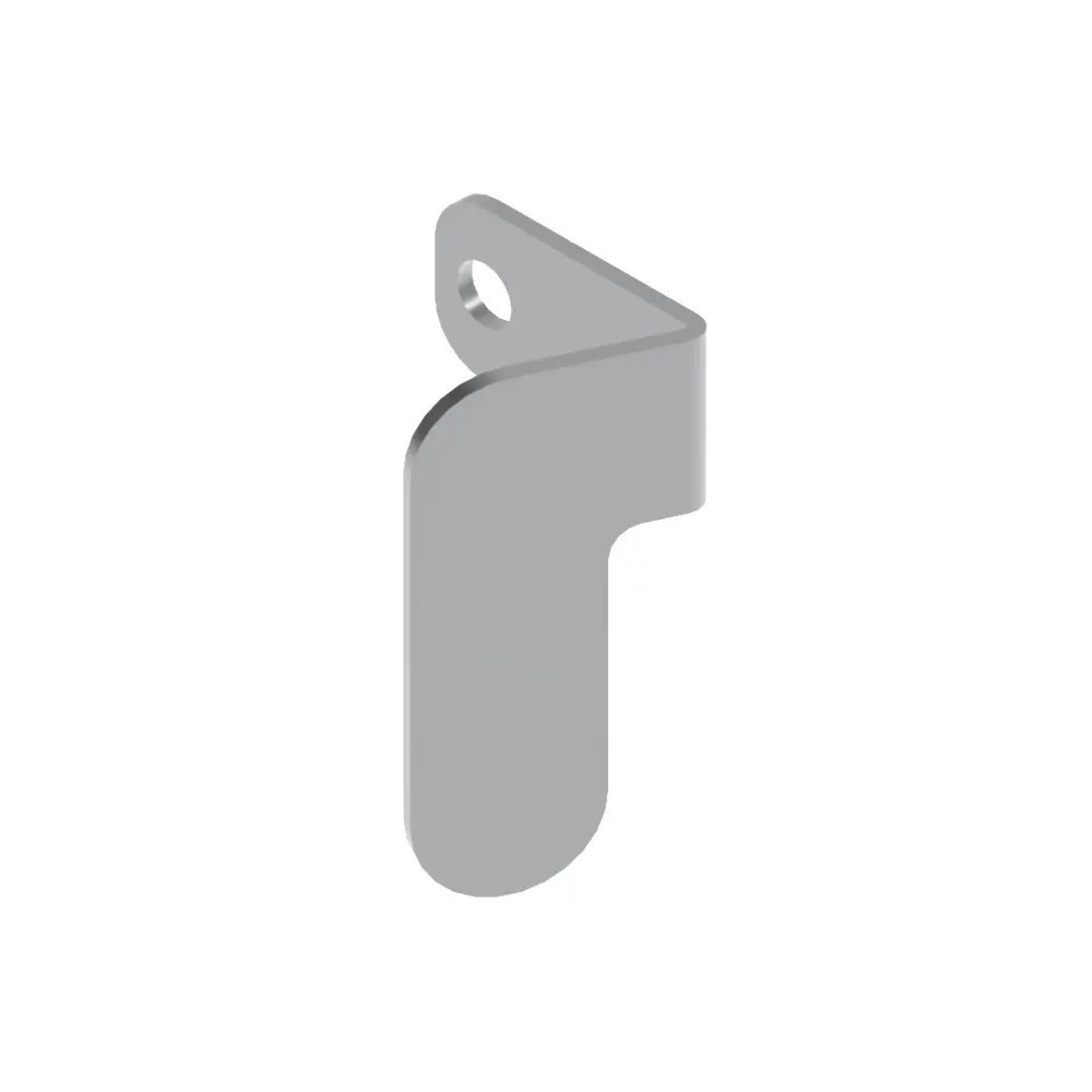 Support de butée de porte galvanisé