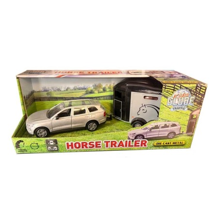 JOUET CHEVAL LIBERTE LAND ROVER VERT